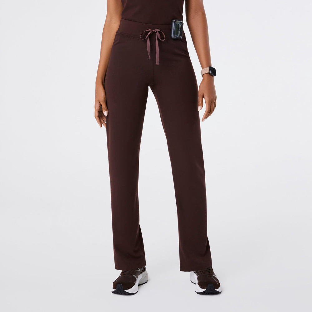women's Espresso High Waisted Livingston - Petite Basic Scrub Pant‚Ñ¢