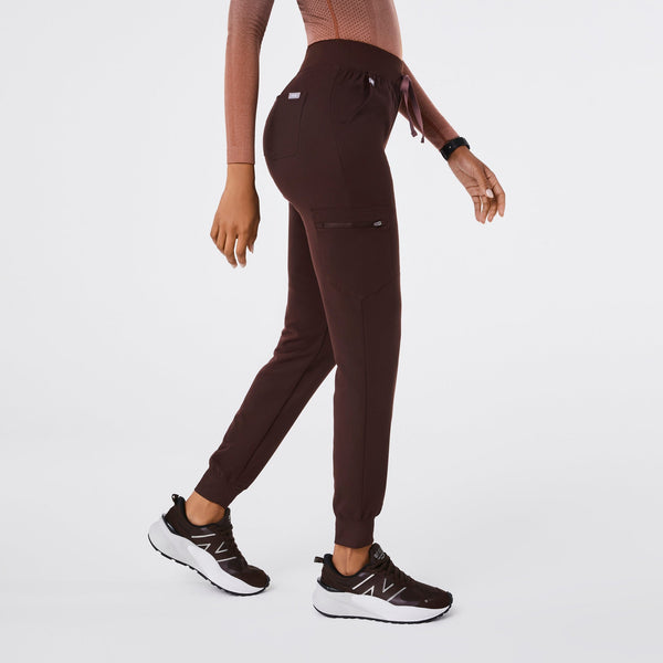 women's Espresso High Waisted Zamora - Petite Jogger Scrub Pant‚Ñ¢