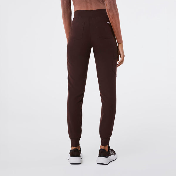 women's Espresso High Waisted Zamora - Petite Jogger Scrub Pant‚Ñ¢