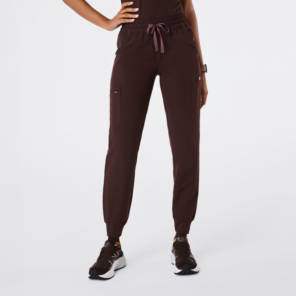 women's Espresso Uman Relaxed - Tall Jogger Scrub Pant