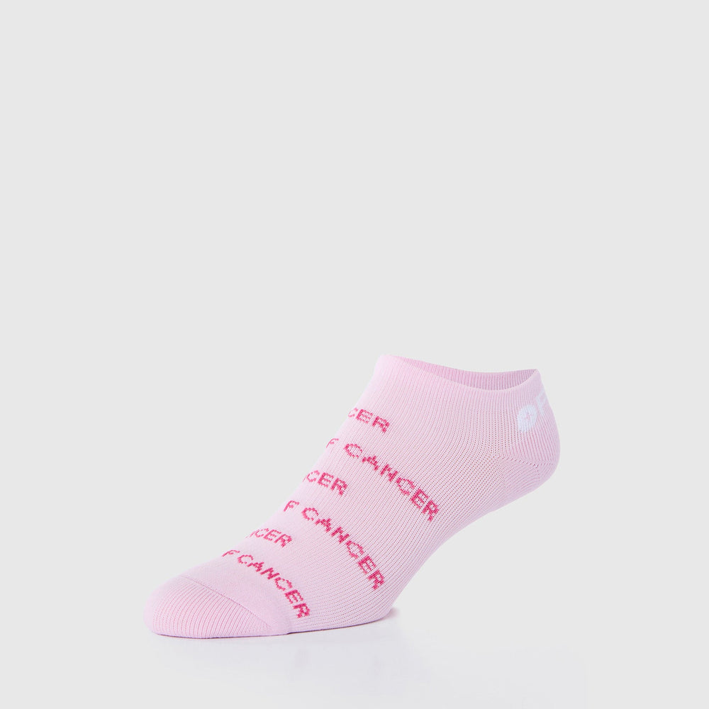 men's F'ing Pink F Cancer - Ankle Socks