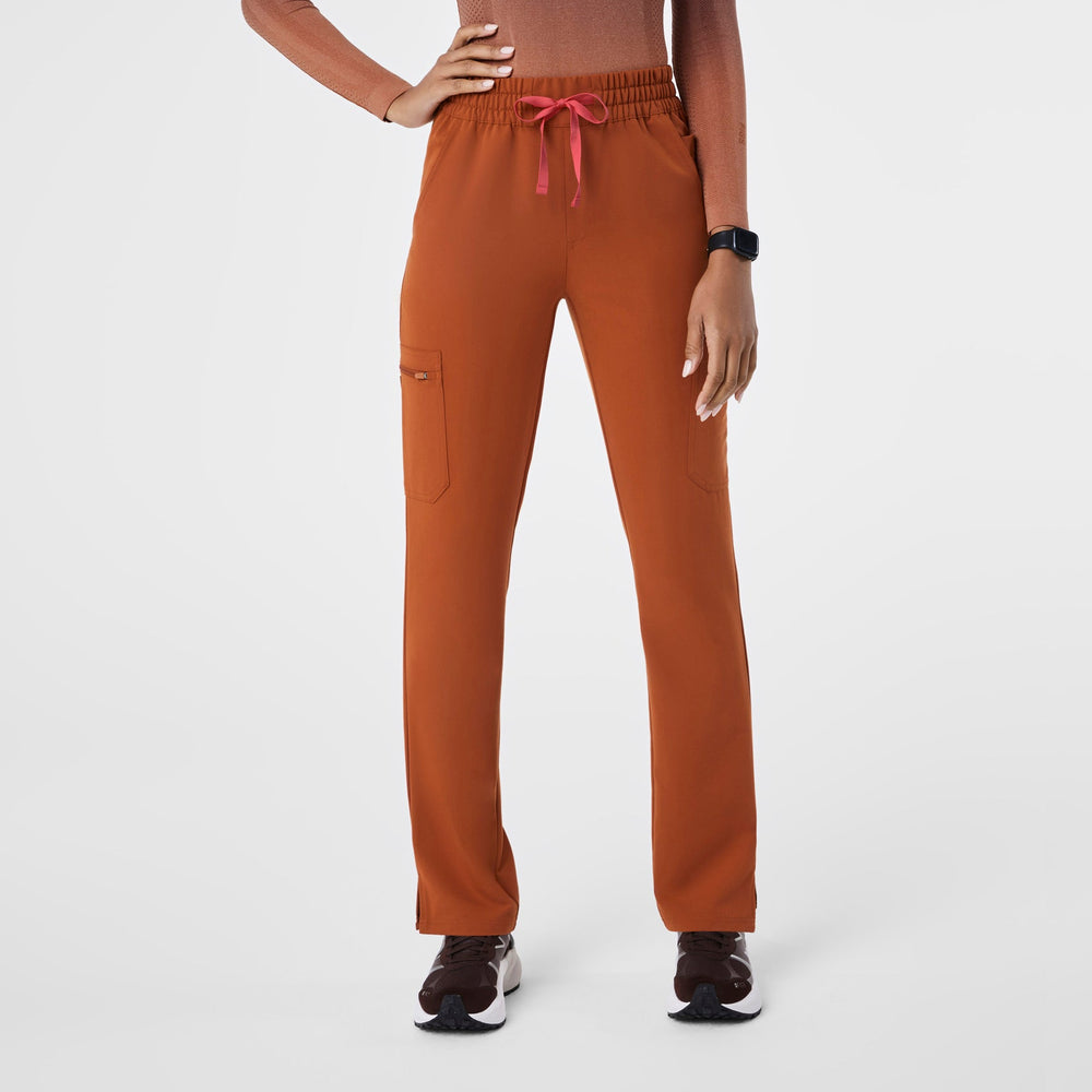 women's Dirty Chai High Waisted Dowa - Petite Scrub Pant