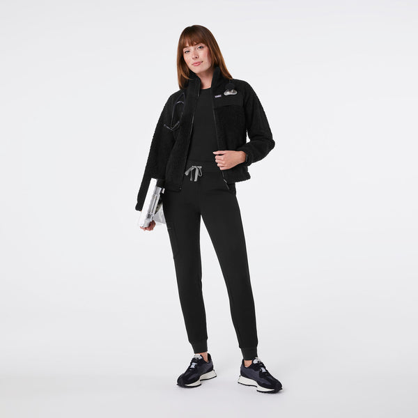 women's Black On-Shift High Pile - Fleece Jacket‚Ñ¢