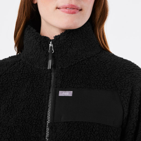 women's Black On-Shift High Pile - Fleece Jacket‚Ñ¢