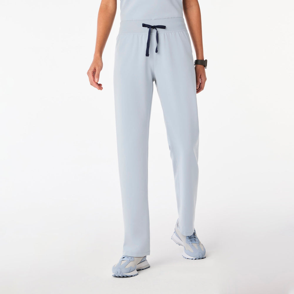 women's Dusty Blue High Waisted Livingston - Tall Basic Scrub Pant™
