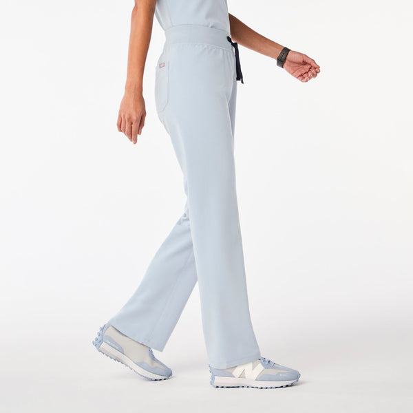 women's Dusty Blue High Waisted Livingston - Basic Scrub Pant™