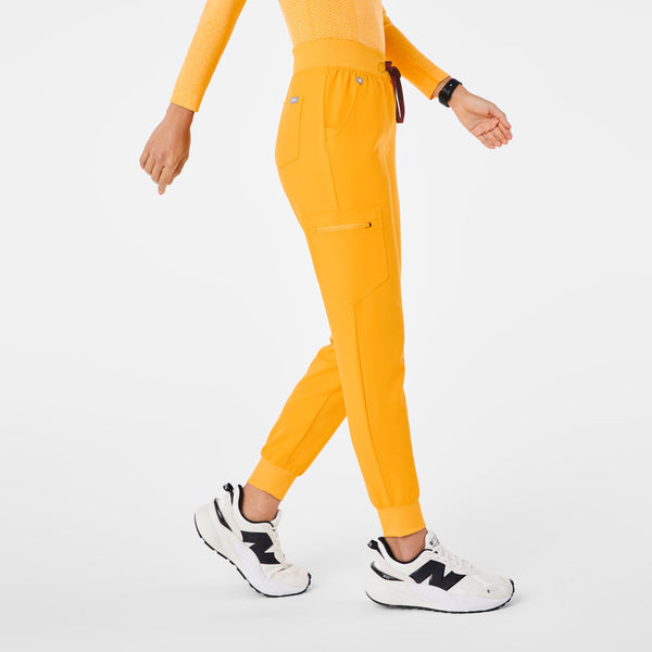 women's Emergency Yellow High Waisted Zamora Jogger Scrub Pant‚Ñ¢