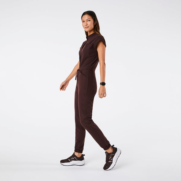 women's Espresso Rafaela - Cargo ScrubJumpsuit‚Ñ¢