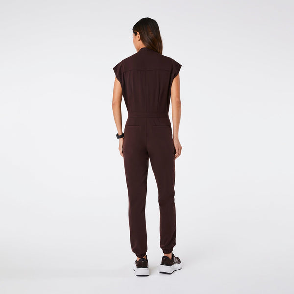 women's Espresso Rafaela - Cargo ScrubJumpsuit‚Ñ¢