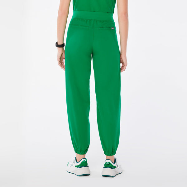 women's Evergreen High Waisted Rio Balloon Petite Scrub Pants