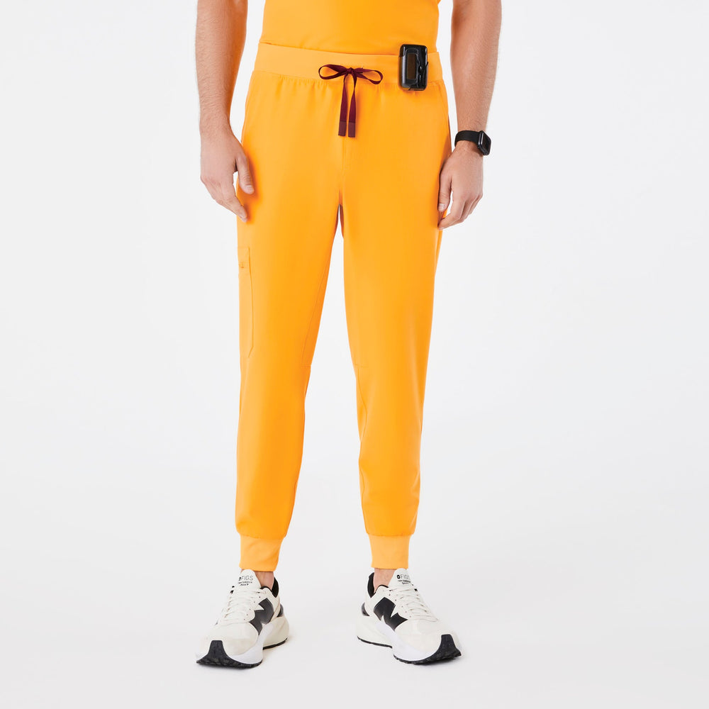 men's Emergency Yellow Brey Short Jogger - Scrub Pant