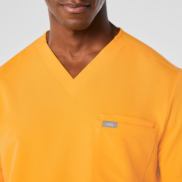 men's Emergency Yellow Leon - Three-Pocket Scrub Top‚Ñ¢