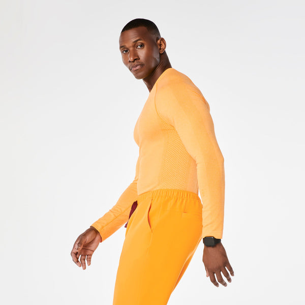 men's Emergency Yellow Makato Seamless - Longsleeve Underscrub