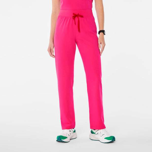 women's Shocking Pink High Waisted Livingston Basic Scrub Pant‚Ñ¢