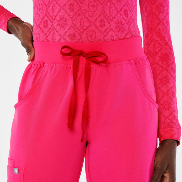 women's Shocking Pink Kade Cargo Scrub Pant‚Ñ¢