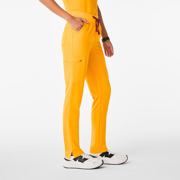 women's Emergency Yellow High Waisted Yola Petite Skinny Scrub Pant‚Ñ¢