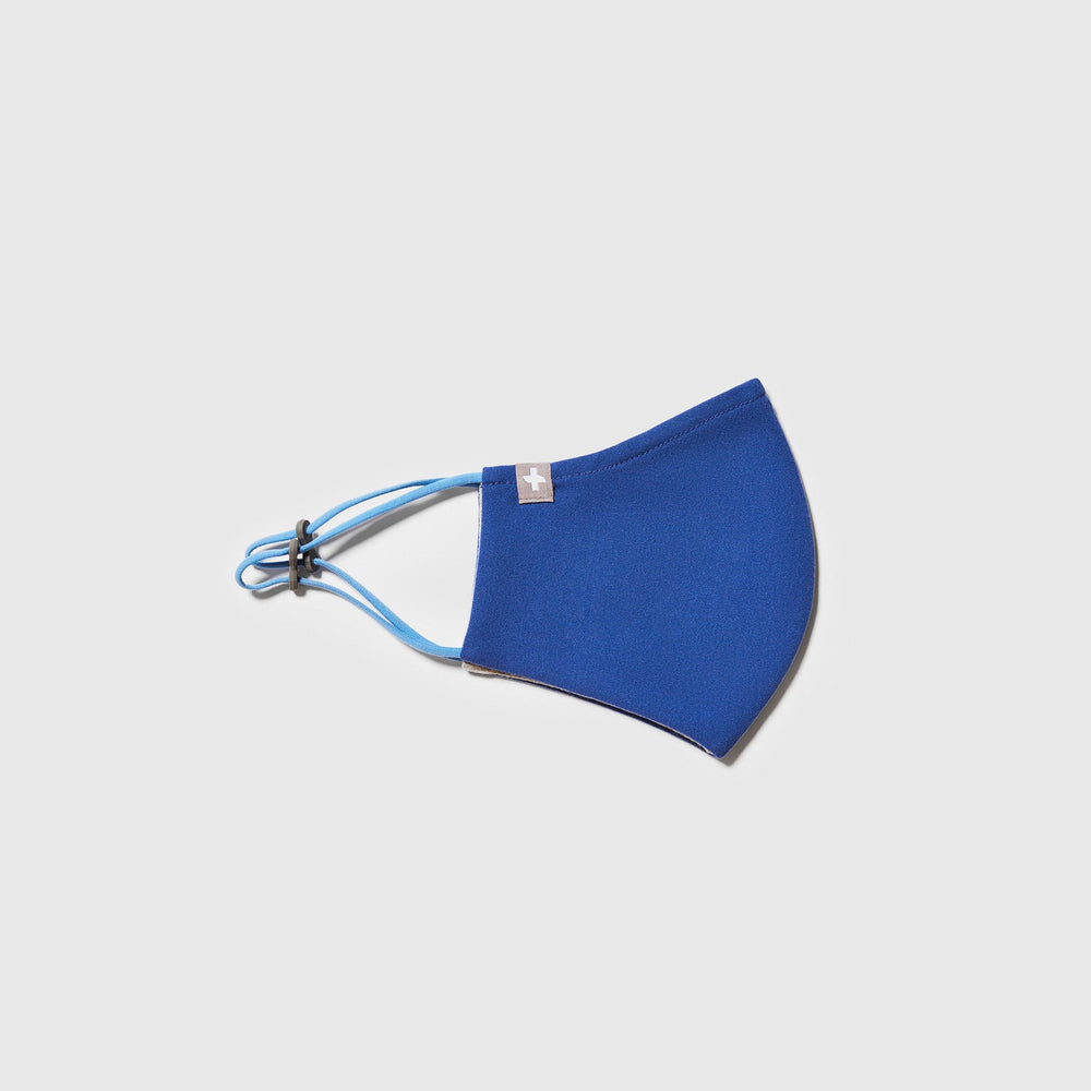 Winning Blue Woven Adjustable Mask
