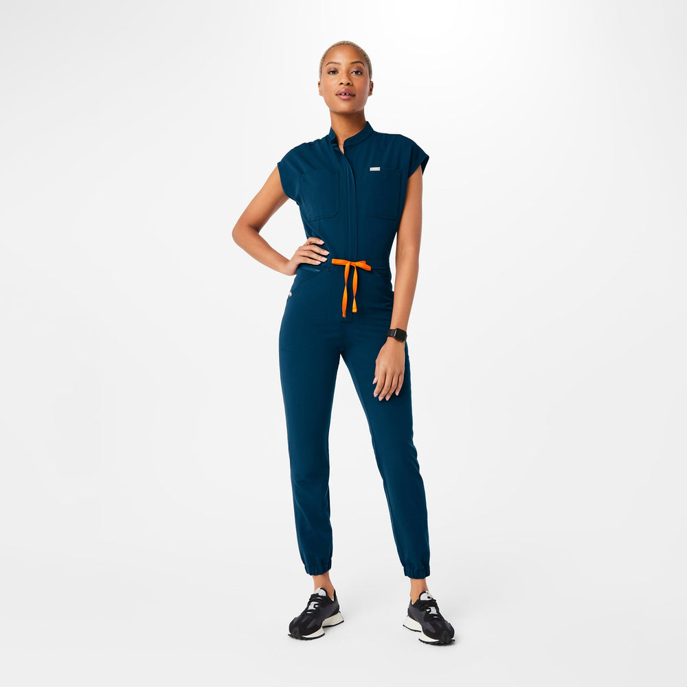women's Deep Reef Rafaela - Cargo ScrubJumpsuit‚Ñ¢