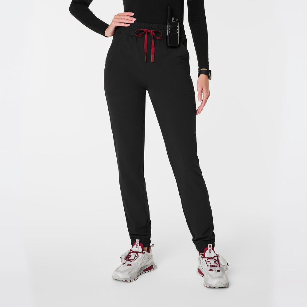 women's Black Indestructible Slim Jogger Tall Scrub Pant