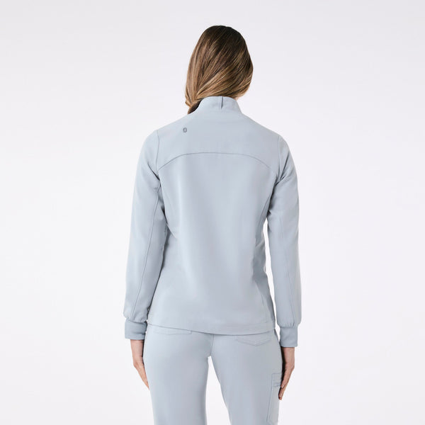 women's Dusty Blue Sebina - Scrub Jacket