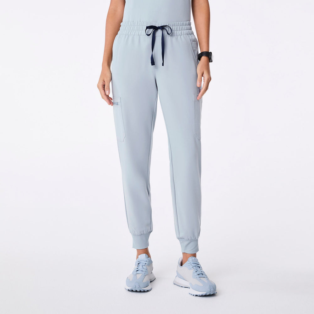 women's Dusty Blue Uman Relaxed - Jogger Scrub Pant