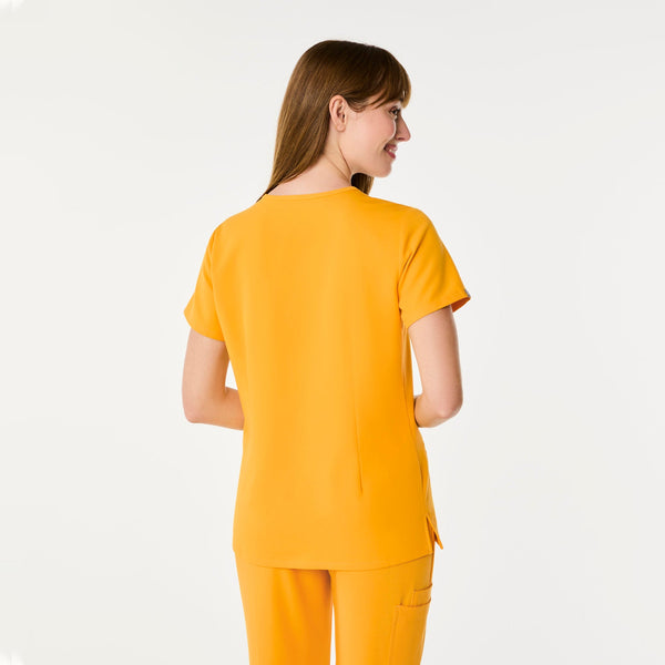 women's Emergency Yellow Casma Three-Pocket Scrub Top‚Ñ¢