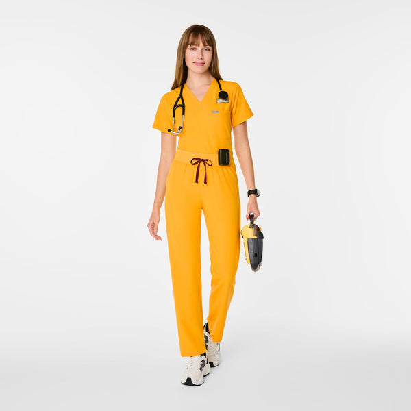 women's Emergency Yellow High Waisted Livingston Basic Scrub Pant‚Ñ¢