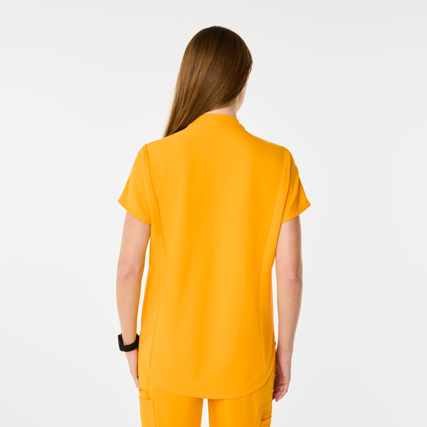 women's Emergency Yellow Montex Scrub Top