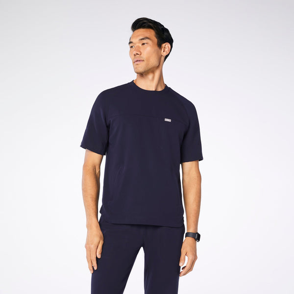 men's Navy Colmar Crewneck - Scrub Top