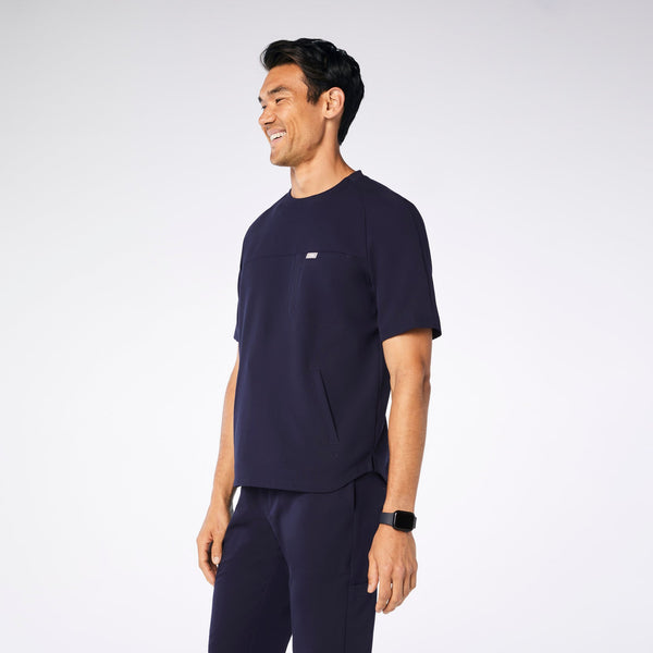 men's Navy Colmar Crewneck - Scrub Top