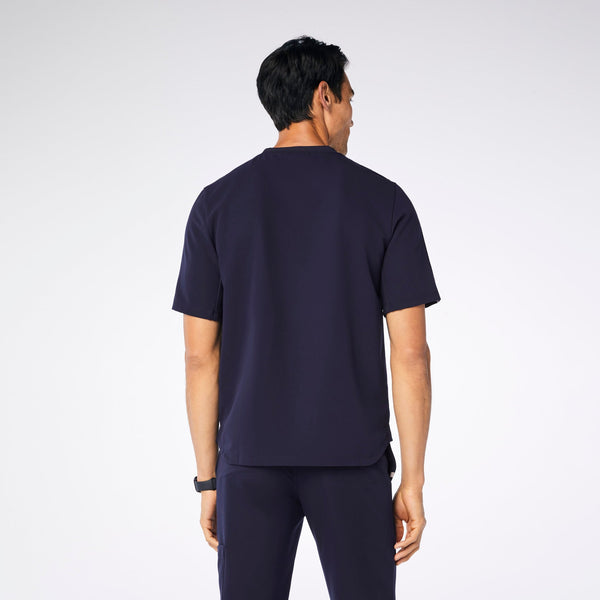 men's Navy Colmar Crewneck - Scrub Top