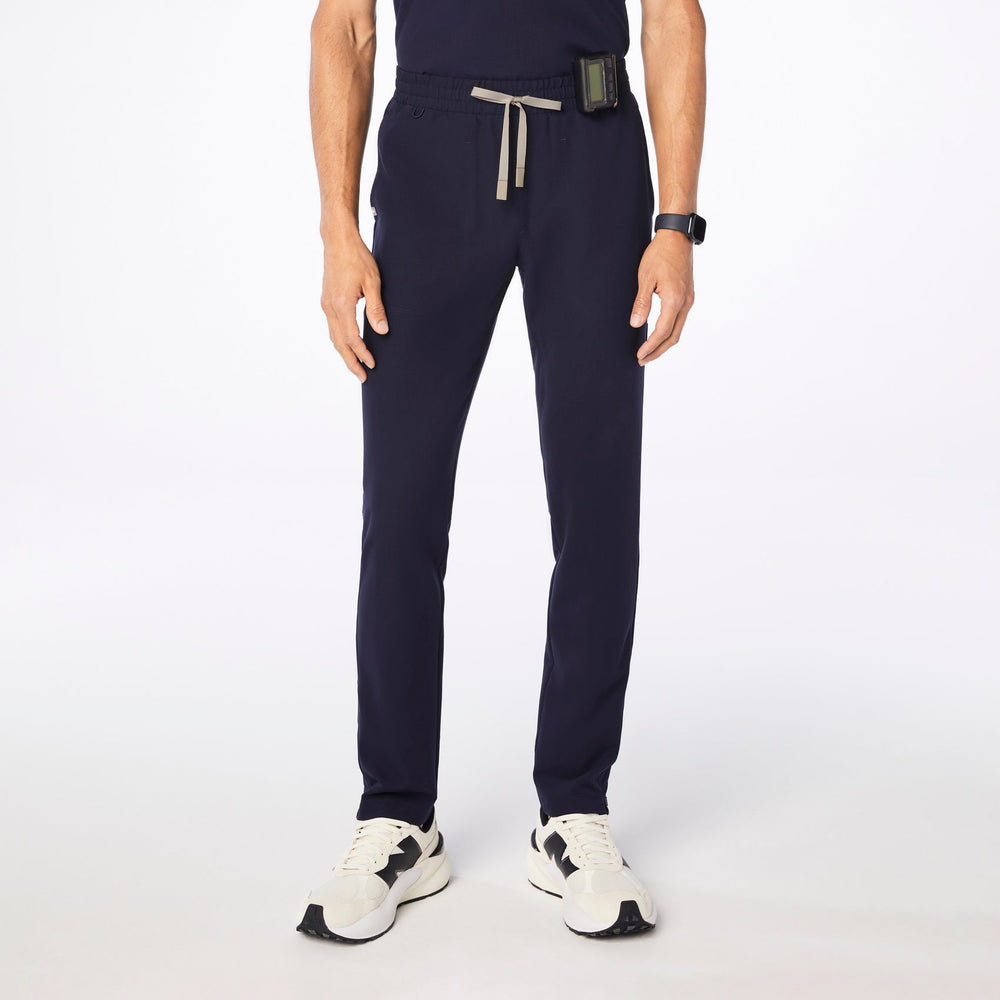 men's Navy Sanford Short Slim Tapered - Scrub Pant