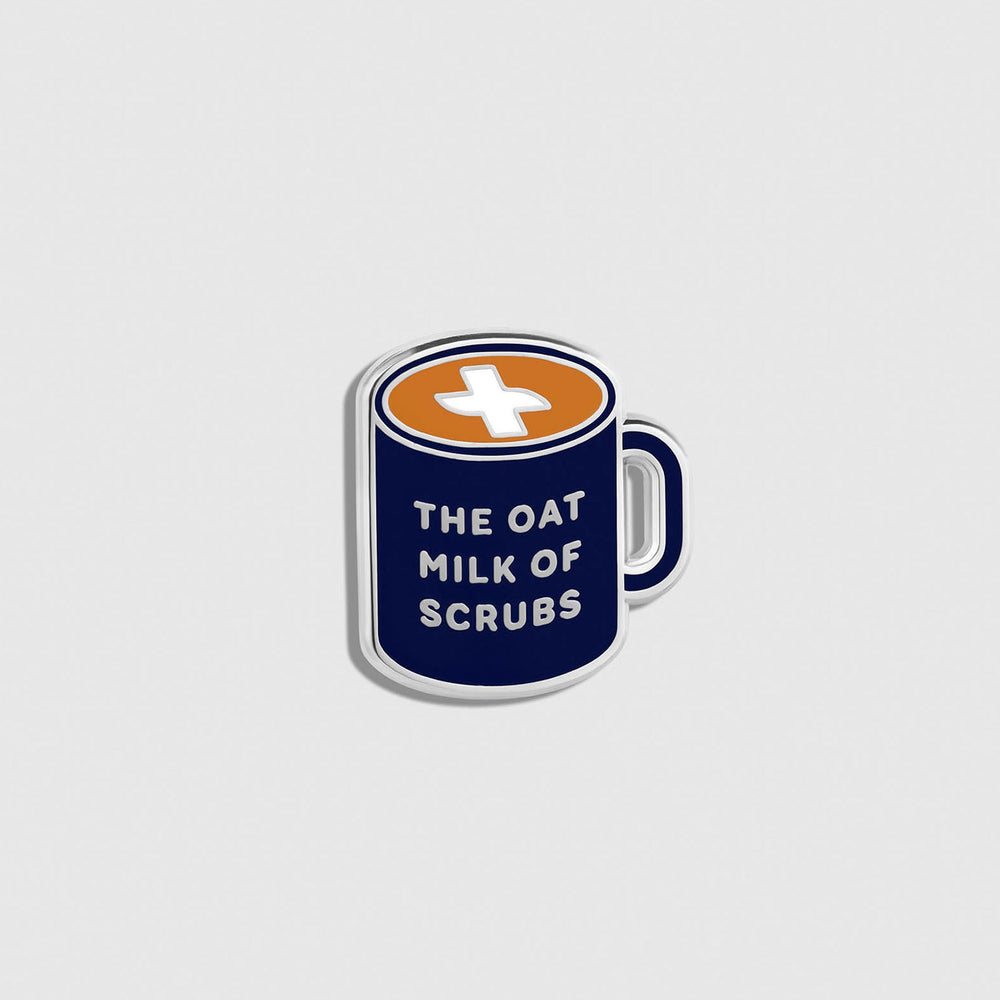 FIGS | V Coterie The Oatmilk Of Scrubs - Enamel Pin