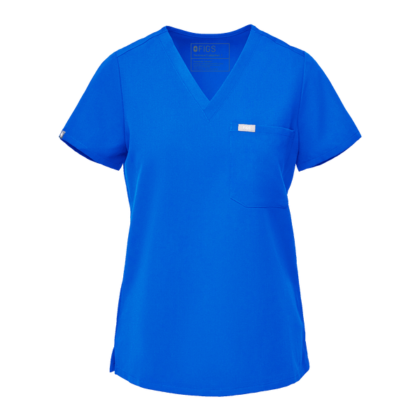 women's Royal Blue Catarina™-  Scrub Top (3XL - 6XL)