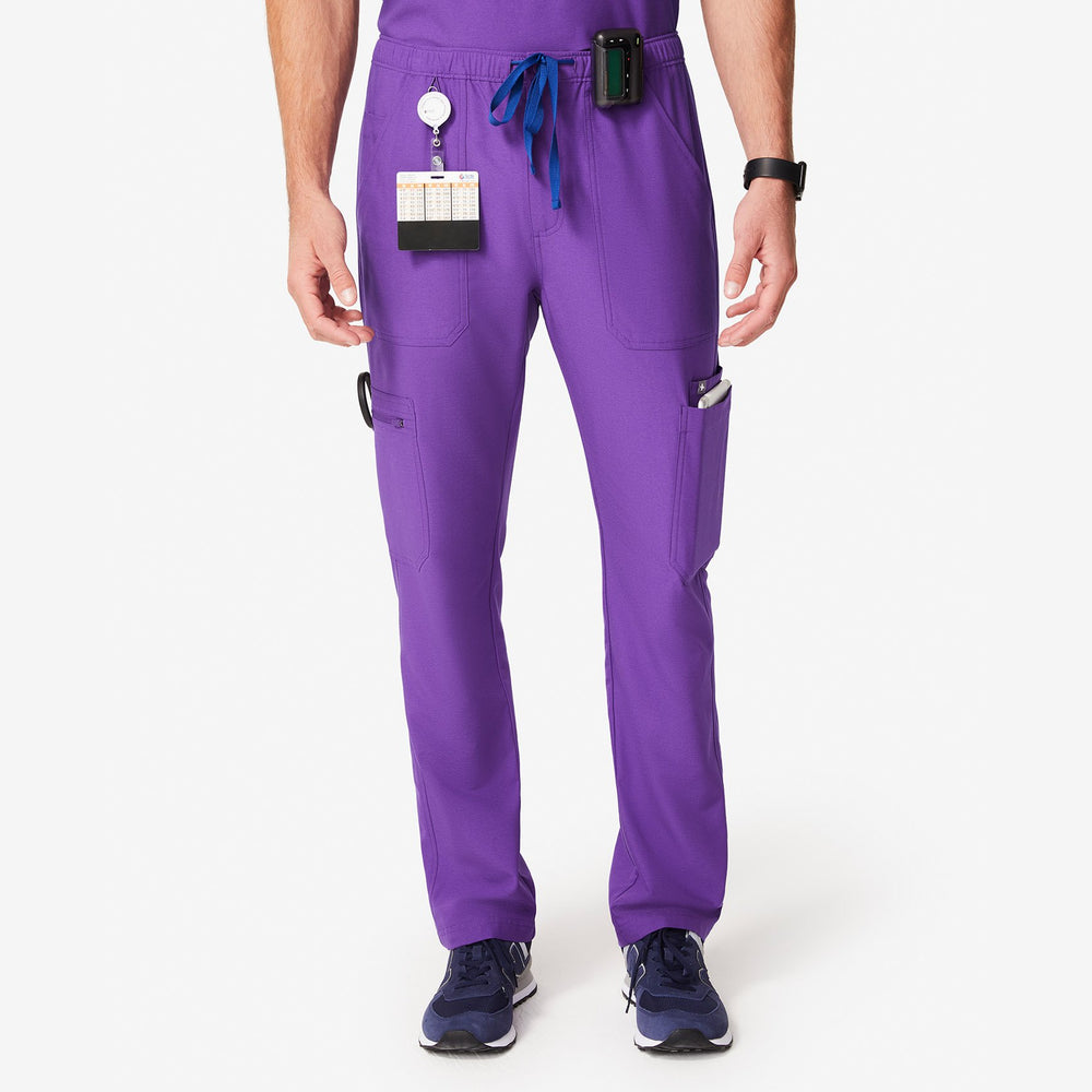 men's Ultra Violet Cairo - Cargo Scrub Pants