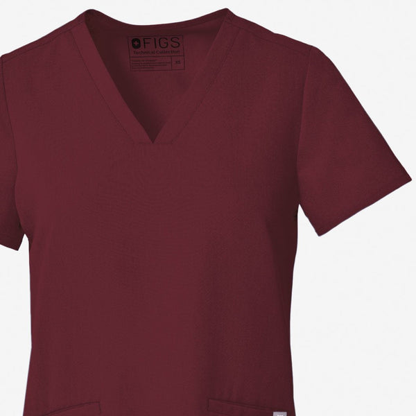 Embroidery: Burgundy