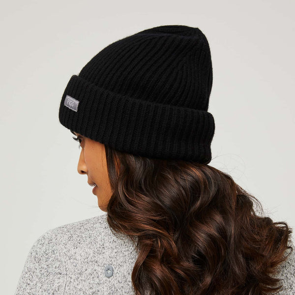 Black Oversized Beanie