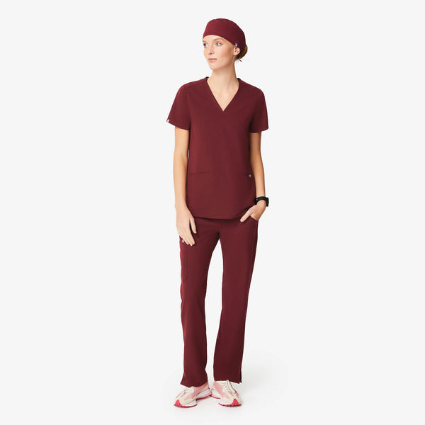 Burgundy Modern - Classic Scrub Cap