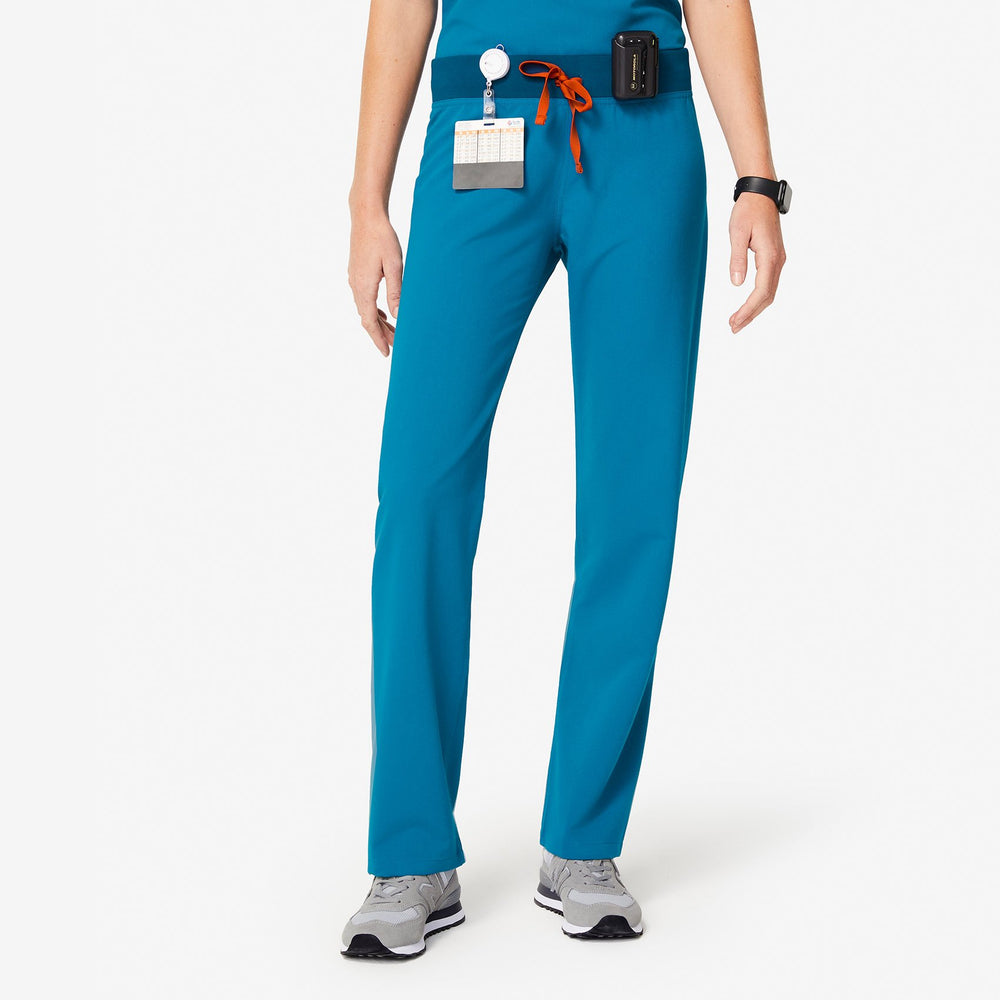 women's Alps Blue Livingston™ - Petite Basic Scrub Pants