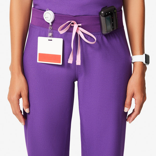 women's Ultra Violet Livingston - Petite Basic Scrub Pants