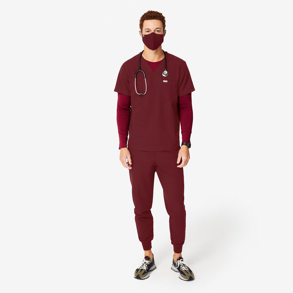 Men's Burgundy Red Makato - Performance Underscrub