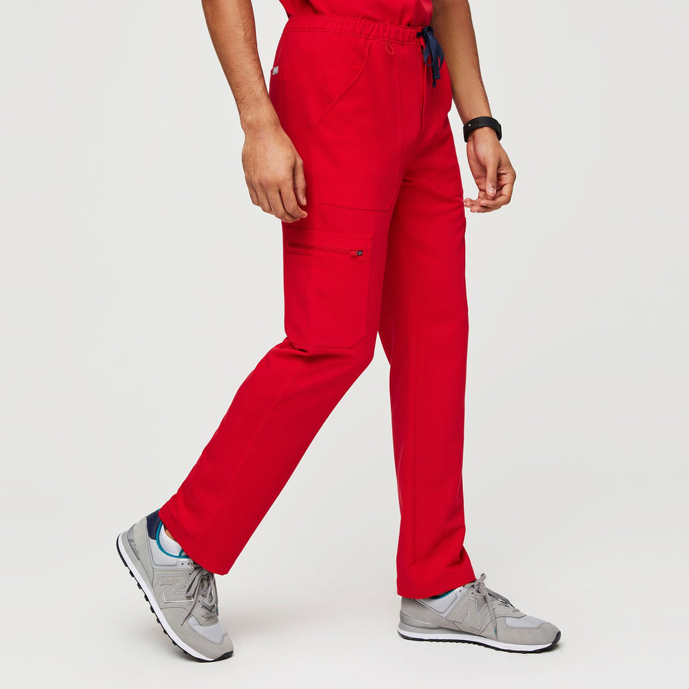 men's Pop Red Cairo - Cargo Scrub Pants