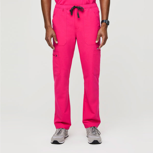 Men's Shocking Pink Cairo™ - Cargo Scrub Pants