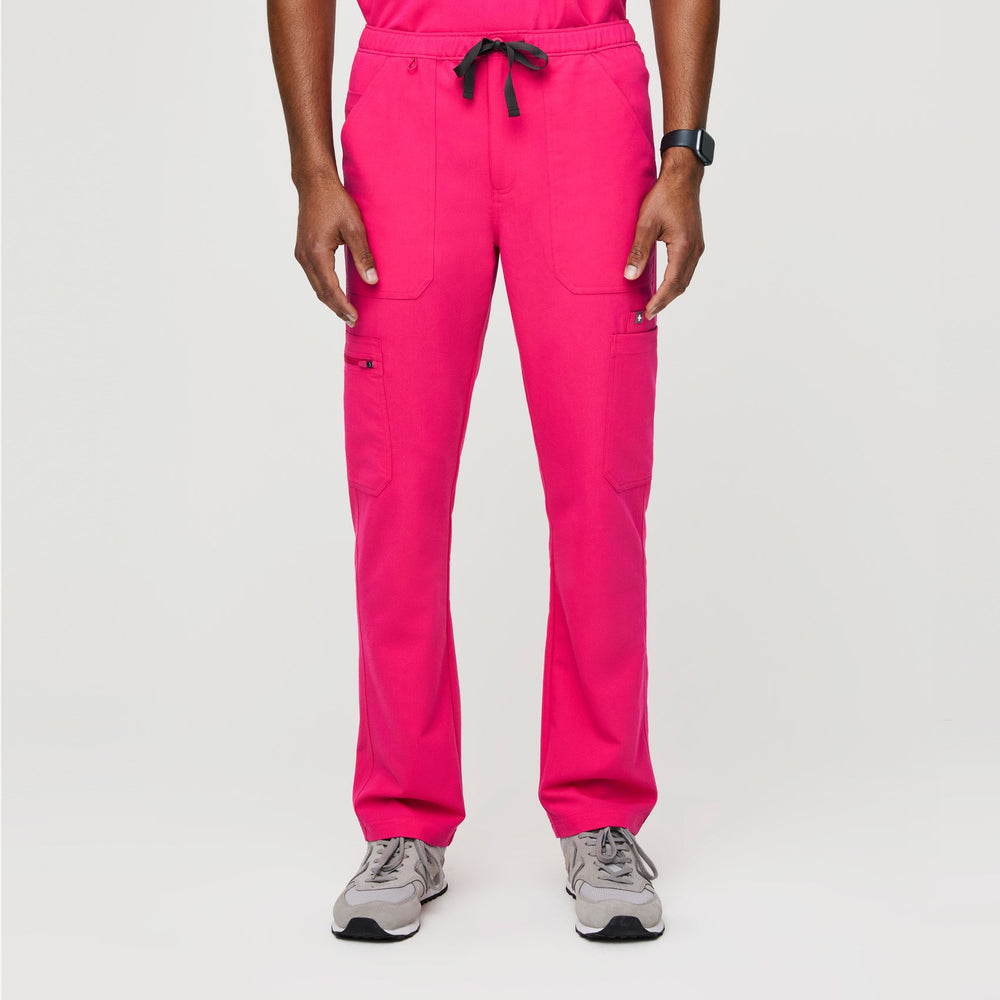 Men's Shocking Pink Cairo™ - Short Cargo Scrub Pants