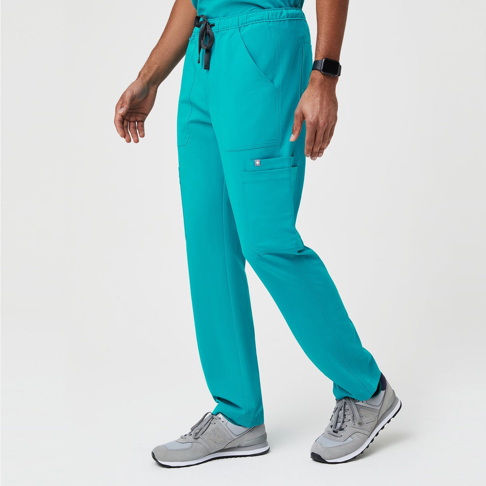 men's Teal Cairo™ - Short Cargo Scrub Pants