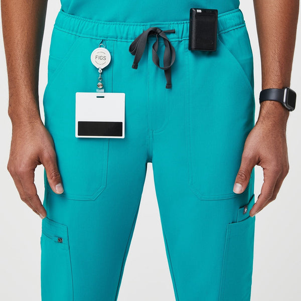 men's Teal Cairo™ - Short Cargo Scrub Pants