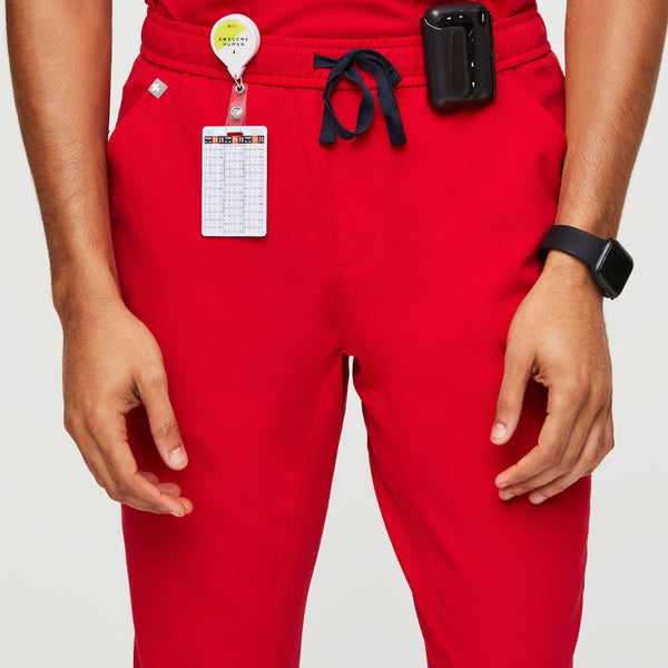 men's Pop Red Tansen - Jogger Scrub Pants