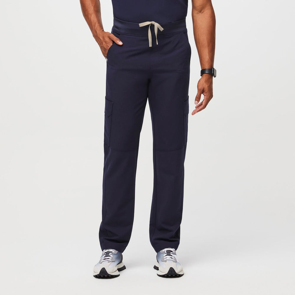 men's Navy Axim™ - Short Cargo Utility Scrub Pants