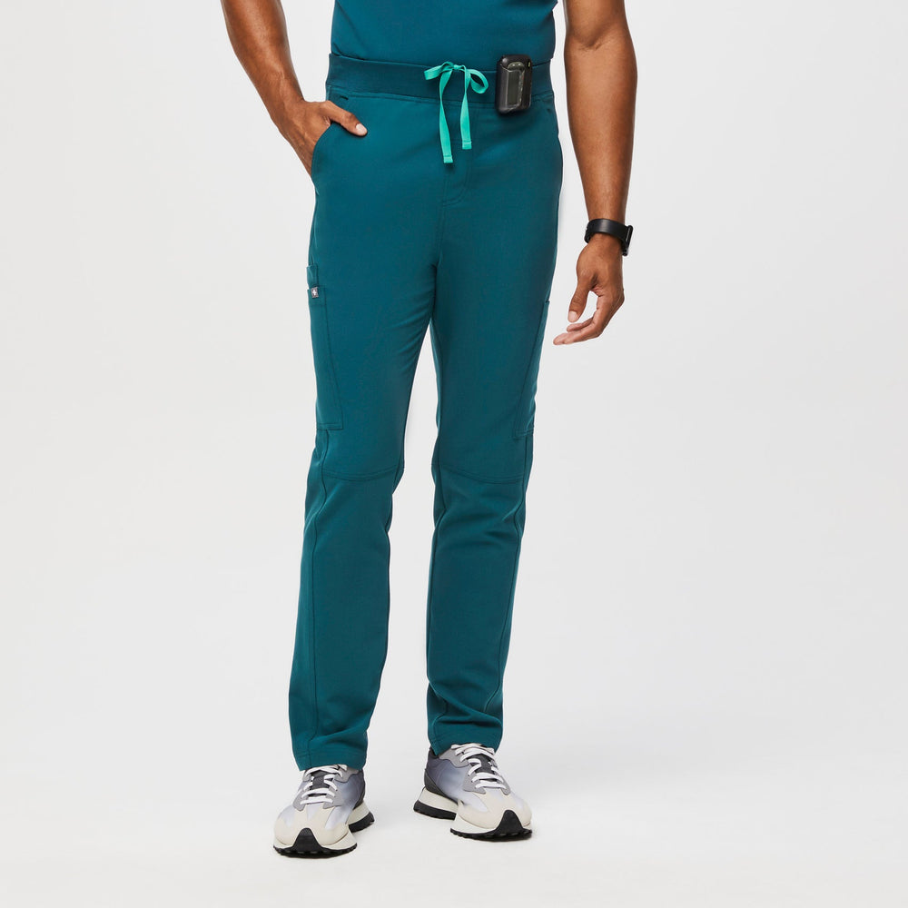 men's Caribbean Blue Slim Axim™ - Tall Cargo Scrub Pants