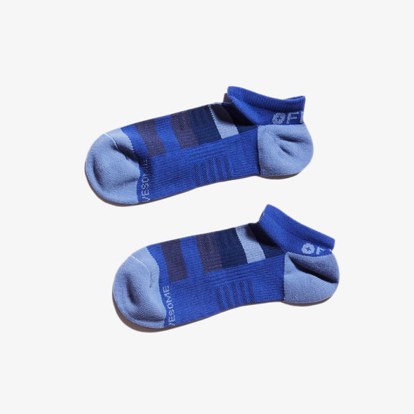 men's Blue Stripe - Ankle Socks